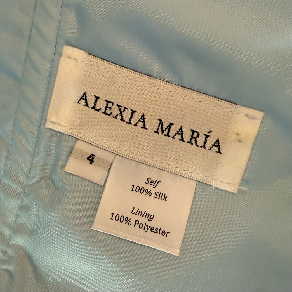 Alexia Maria Baby Blue Violet Top 4 - Picture 6 of 9